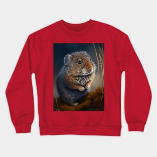 Tundra Vole - Oil Paint Crewneck Sweatshirt